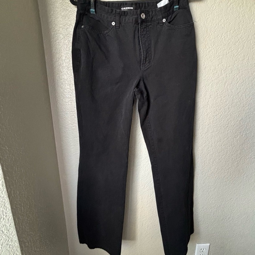 Cambio "Jade" Jeans Straight Leg High Rise Medium Wash Stretch Womens 8 - Picture 6 of 11